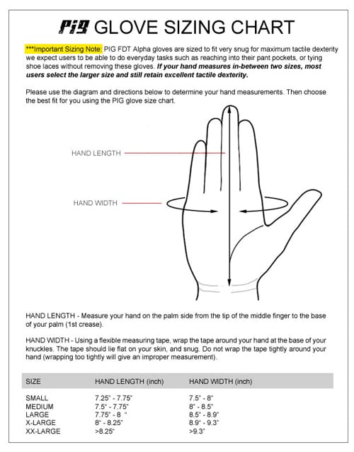 PIG Full Dexterity Tactical (FDT) Delta Utility Glove (S 