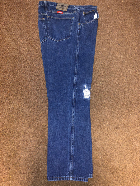 MENs WRANGLER Jeans 96501MR 33” x 30” Regular Fit Gently Worn Frayed K –  Touched By Time Treasures