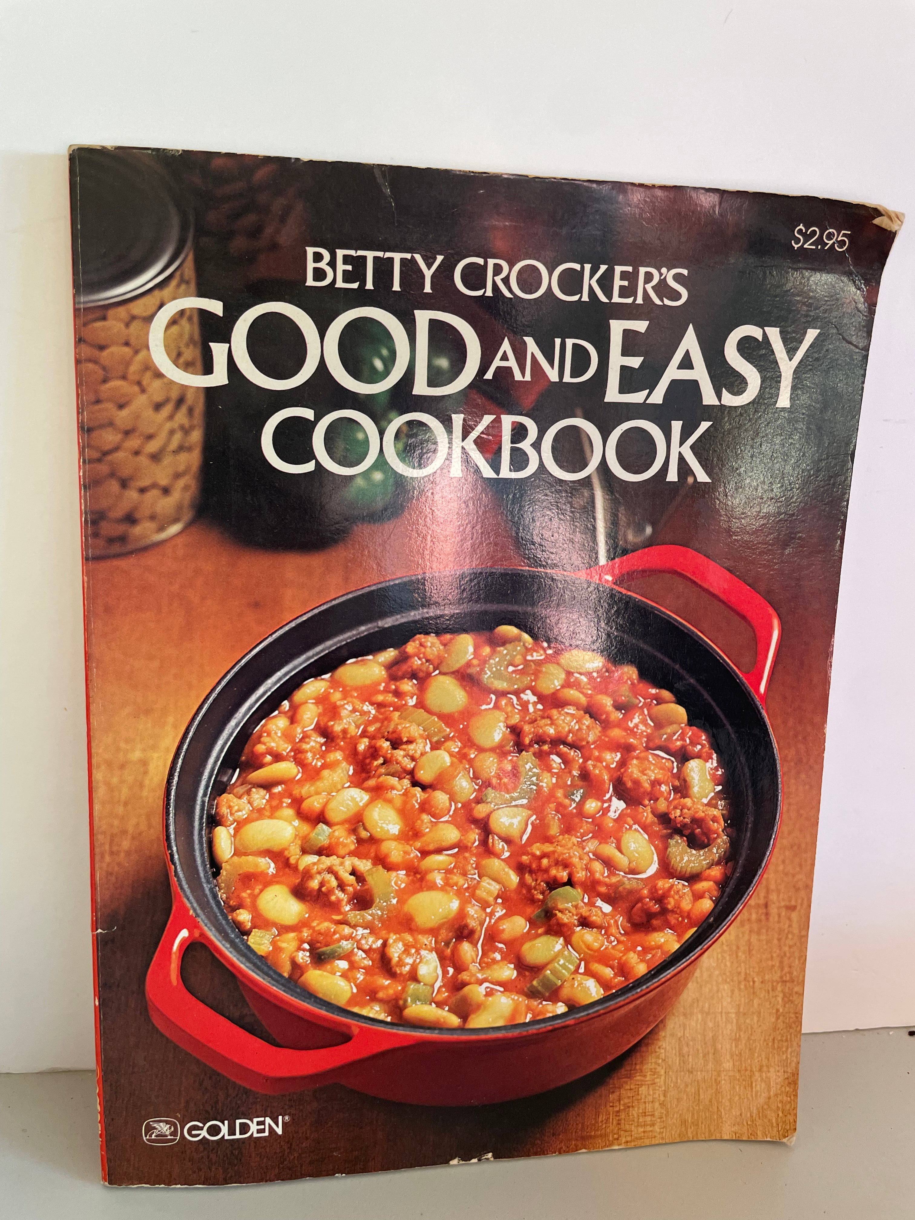 Vintage Betty Crocker's Good and Easy Cookbook Best Seller Softcover 1978
