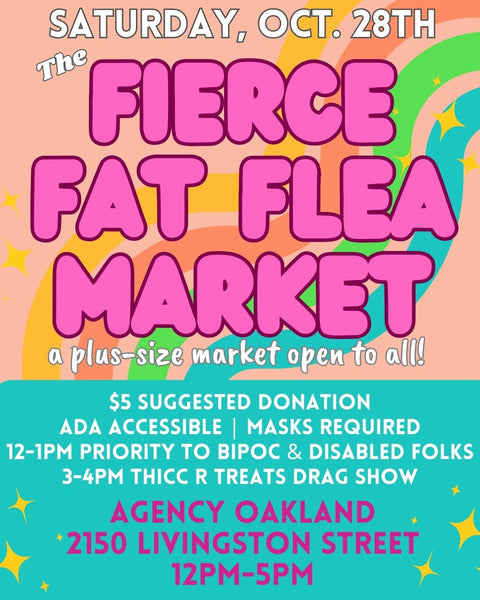 Fierce Fat Flea Market Poster with details!! Click to read!!