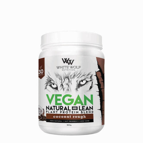 vegan protein supplements - white wolf