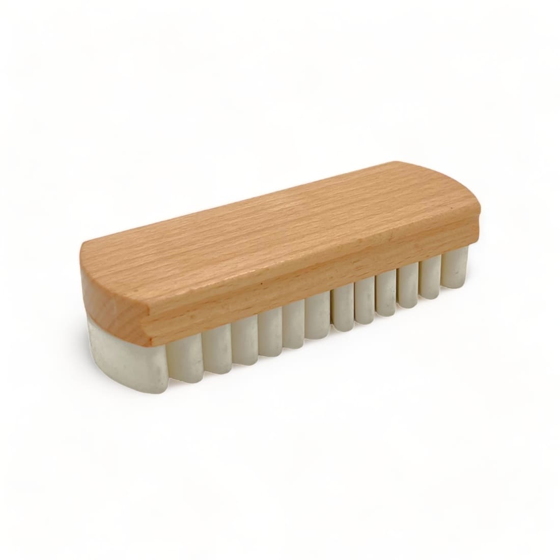 Brosse crêpe daim / nubuck de nettoyage avec manche en bois