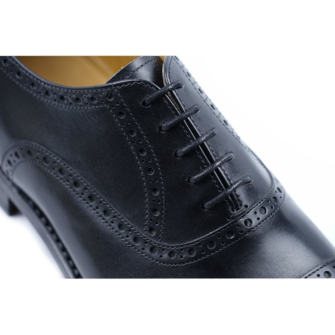 Chaussure de ville CAMBRIDGE cuir noir coque acier