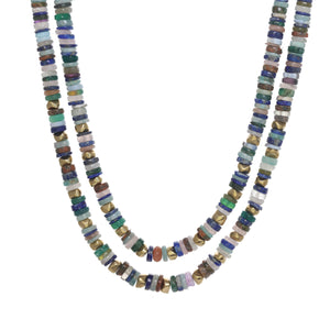 Mixed Medley Double Row Necklace