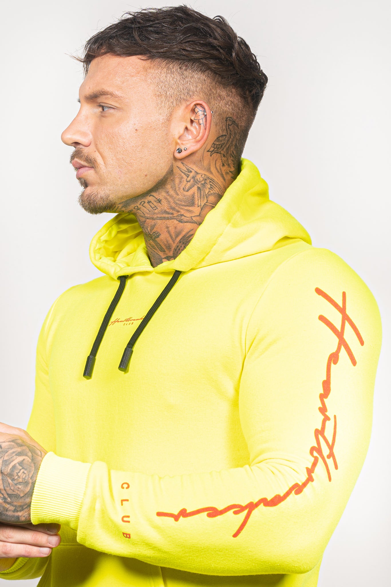 frozen yellow hoodie