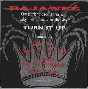 Raja-Nee: Turn It Up 31458 8369 2 Promo w/ Artwork – NeverDieMedia