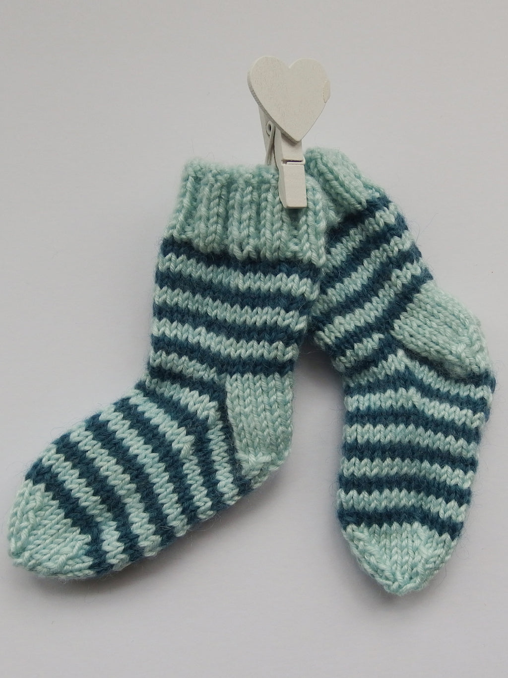 mint green baby socks