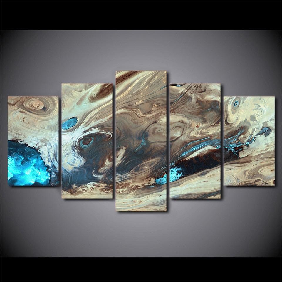 Abstract Graffiti 5 Piece HD Multi Panel Canvas Wall Art Frame ...