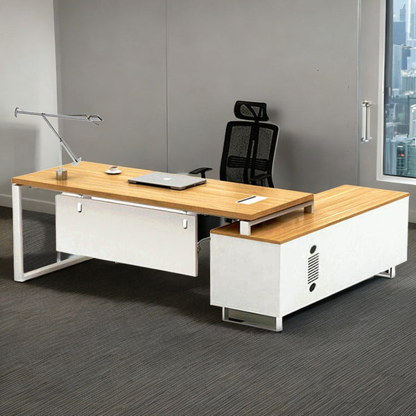 Products LuxSpace Executive L-Shaped Corner Desk
