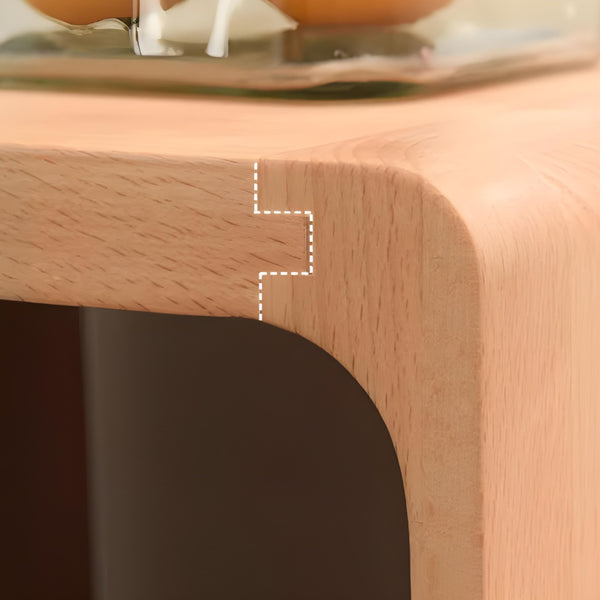 SG Stackable Beech Cube Bookshelf