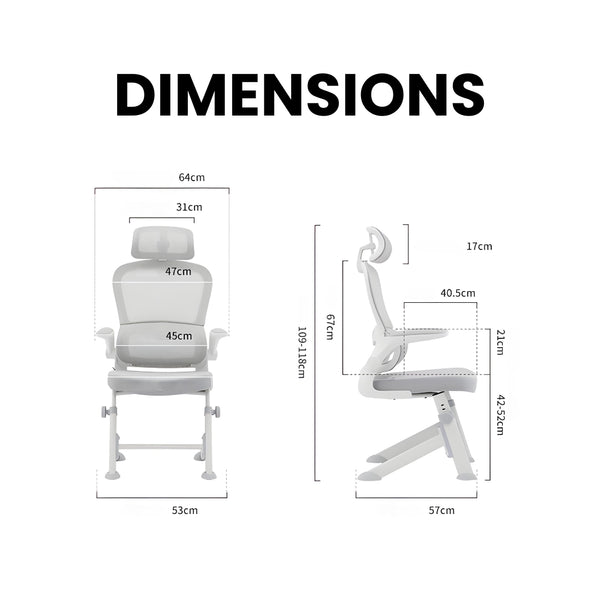 LearnLuxe Ergonomic Study Chair