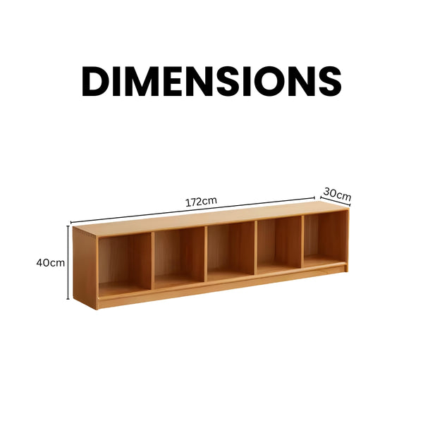 172cm without door bookcase