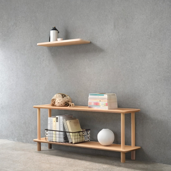 One layer shelving