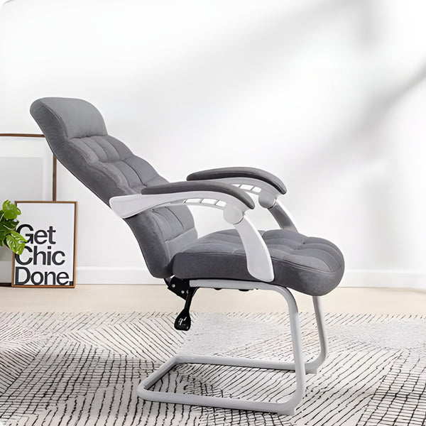 Ivory Elegance Designer Office Chair