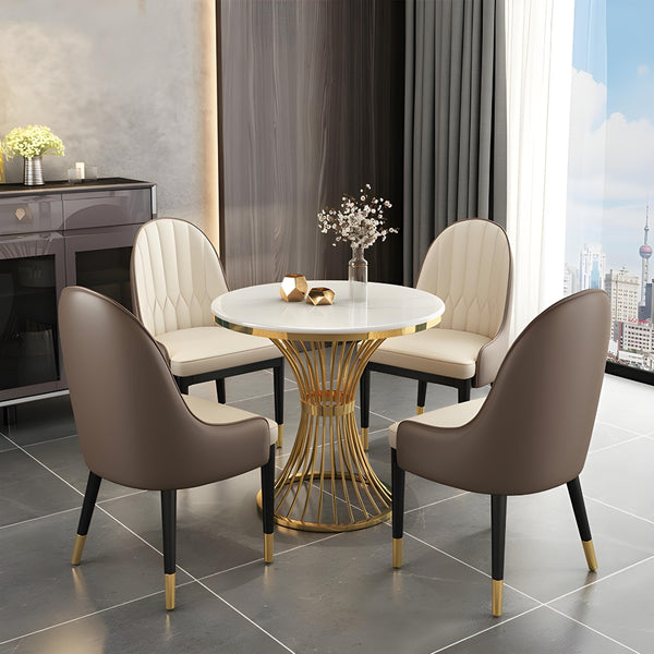 Majestic Marquina Round Table & Chair Set