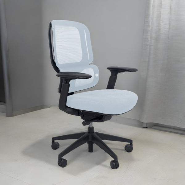 White_mesh_black_frame_office _chair