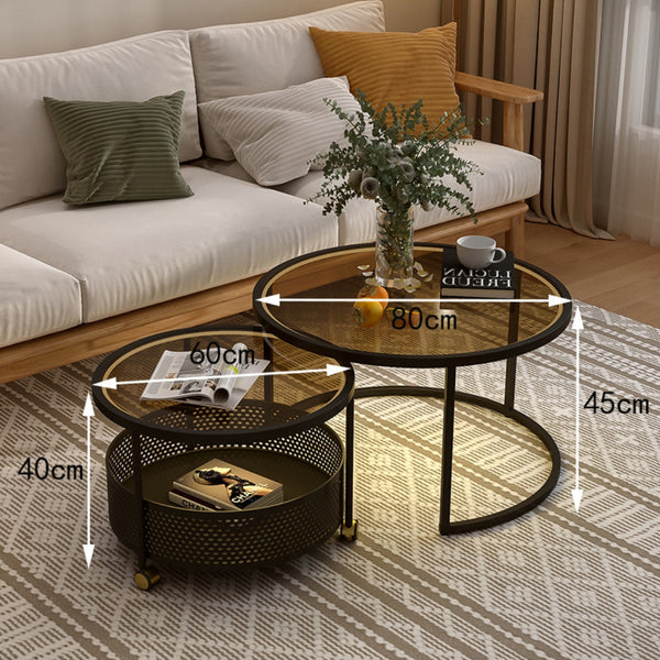 Lumina Glide Nesting Coffee Table