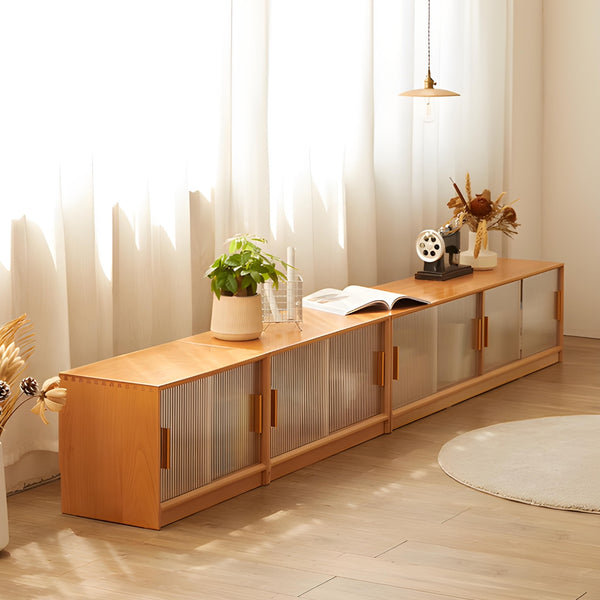 Stylish Solid Beechwood Sideboard Cabinet