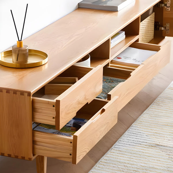 Oakwood Console_with_drawers