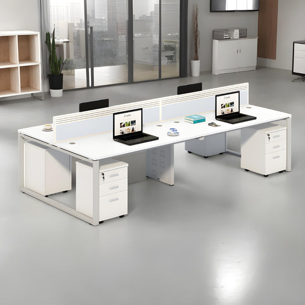 Streamlined Office Table for Collaborative Workspaces