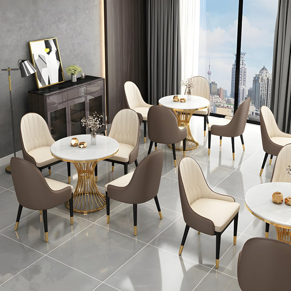Majestic Marquina Round Table & Chair Set