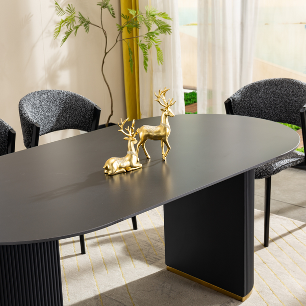 Obsidian Oasis Dining Table