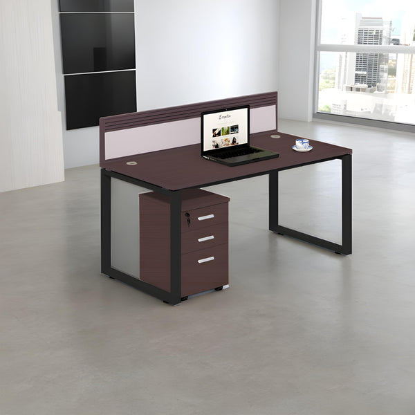 Versatile Study Desk with Drawer Pedestal
