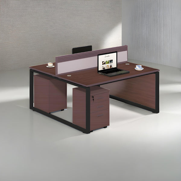 Streamlined Office Table for Collaborative Workspaces