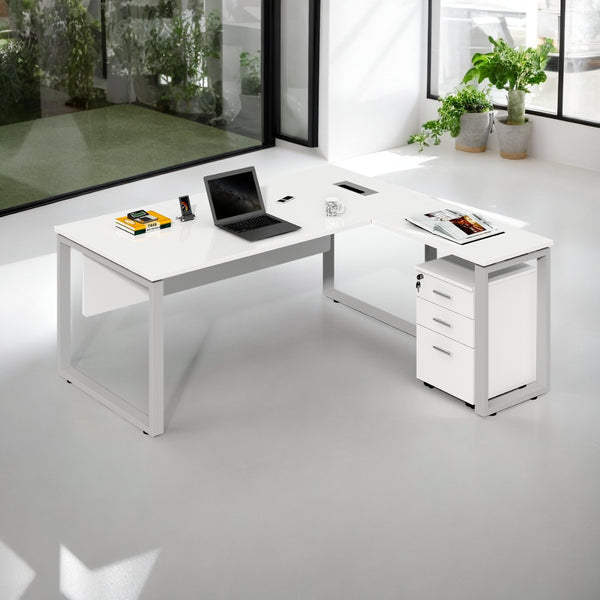 SmartSpace Office L-shape Table