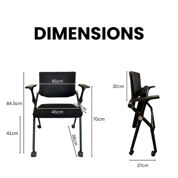 Folding chair Dimension