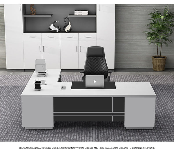 Stylish Modern L-Shaped Desk for Office