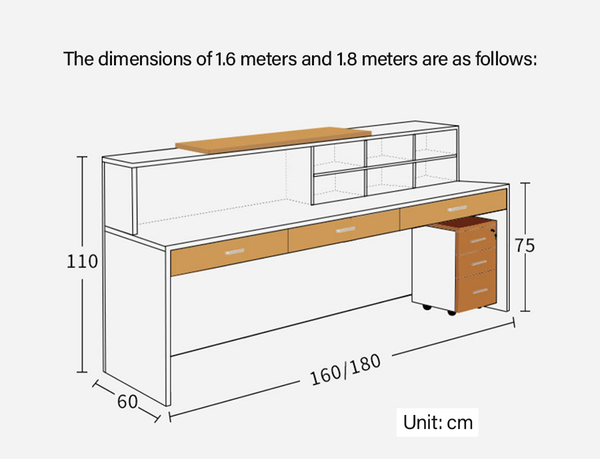 GraceStation Office Reception Counter