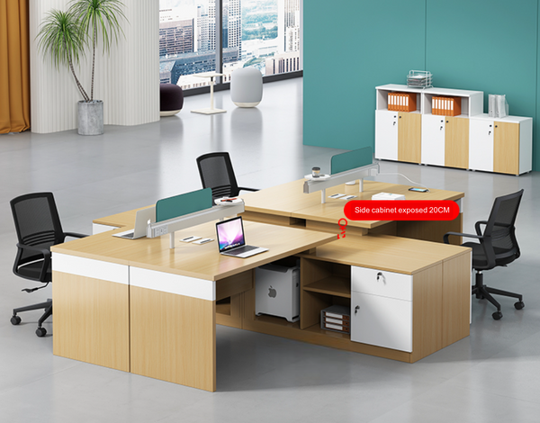 Flexiform L-Shape Office Desk System