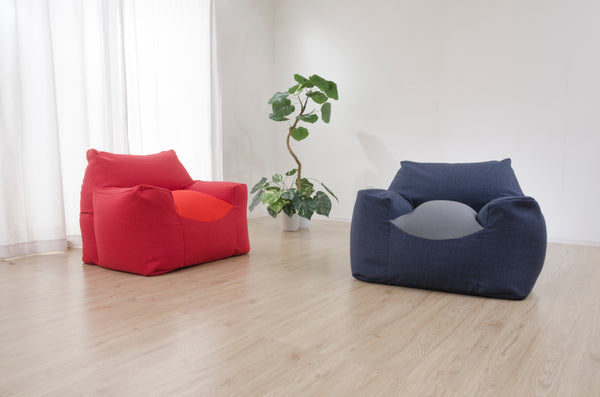 RelaxRest Bean Bag Sofa & Ottoman Suite