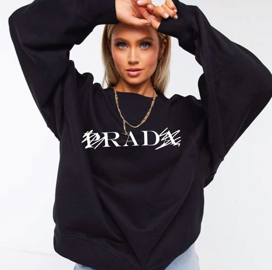 rad prada sweatshirt