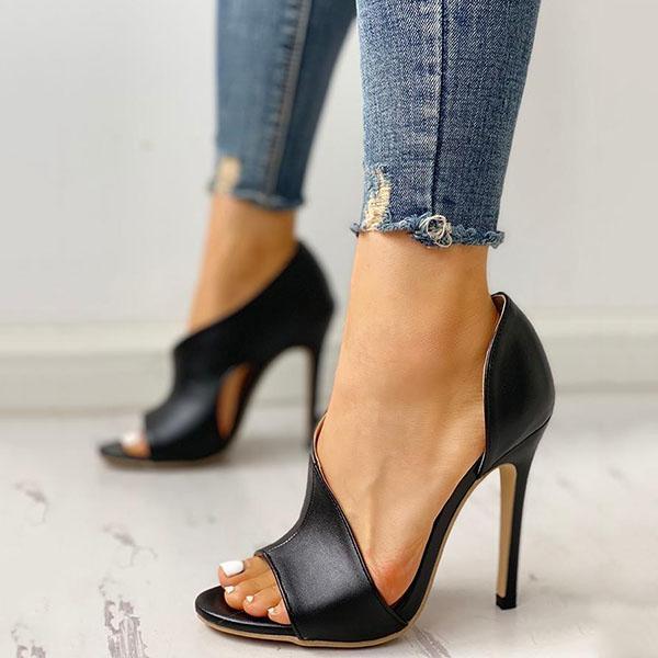 peeptoes heels