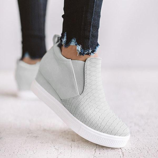 Variedshoes Daily Comfy Wedge Heel Sneakers