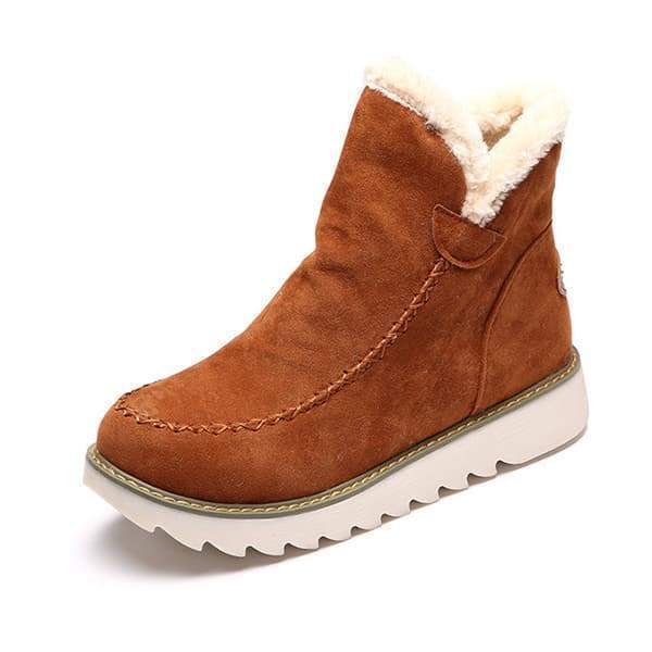 ankle snow boots with fur