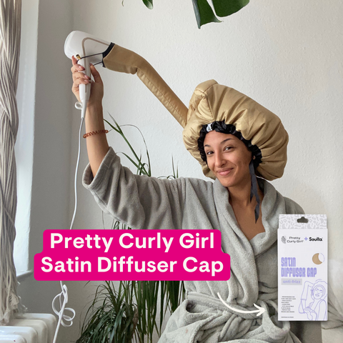 Pretty Curly Girl x Soulta | Satin Diffuser Cap