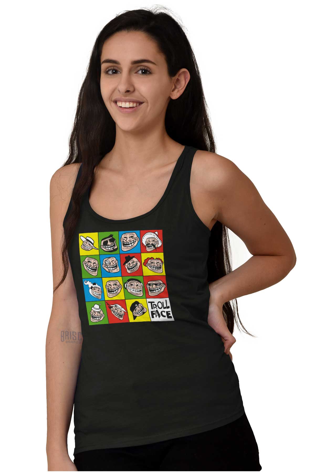 Troll Face Meme Racerback | Troll Face | Brisco Brands – Brisco Apparel