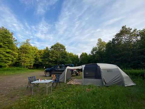 Motorized camping in Loyalsock State Forest