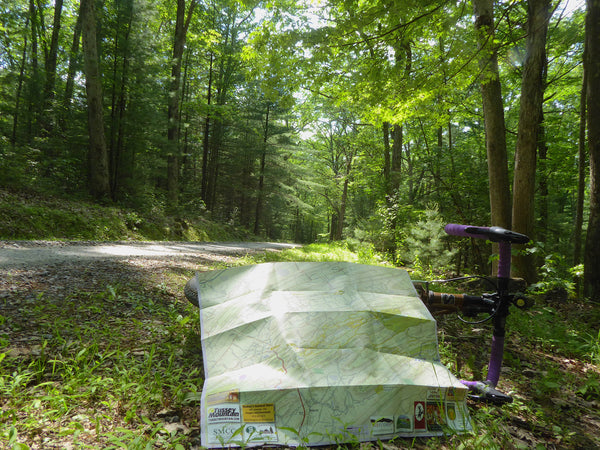 Gravel Grinding with Purple Lizard Maps Bald Eagle State Forest PA