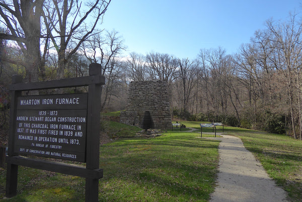 Explore Wharton Furnace In Forbes State Forest Pa Purple Lizard Maps