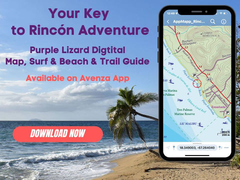 Rincon Puerto Rico Digital Map and Guide App Avenza Purple Lizard Maps