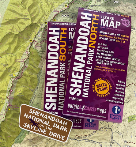 Shenandoah Purple Lizard Maps