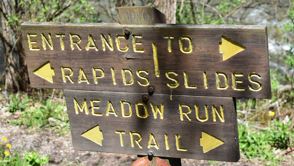 meadow run trail ohiopyle natural slides laurel highlands