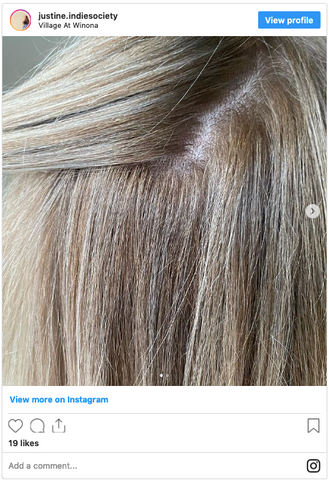 The science behind hair growth Instagram photo example