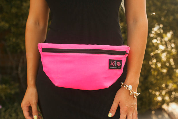 hot pink fanny pack