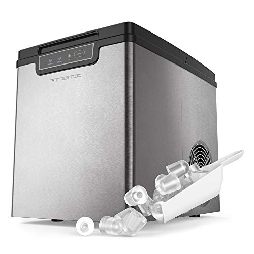 Vremi Countertop Ice Maker Ice Cubes Ready In 9 Mins Makes 26