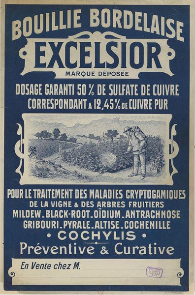 Early French Fungicide Advertisement